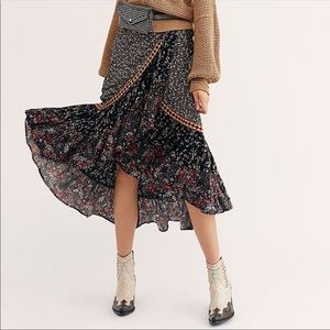 Free People Esmerelda Wrap Skirt